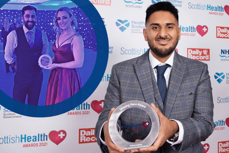 Nabeel Arshad, Unsung Hero and Lisa Walker, Young Achiever.